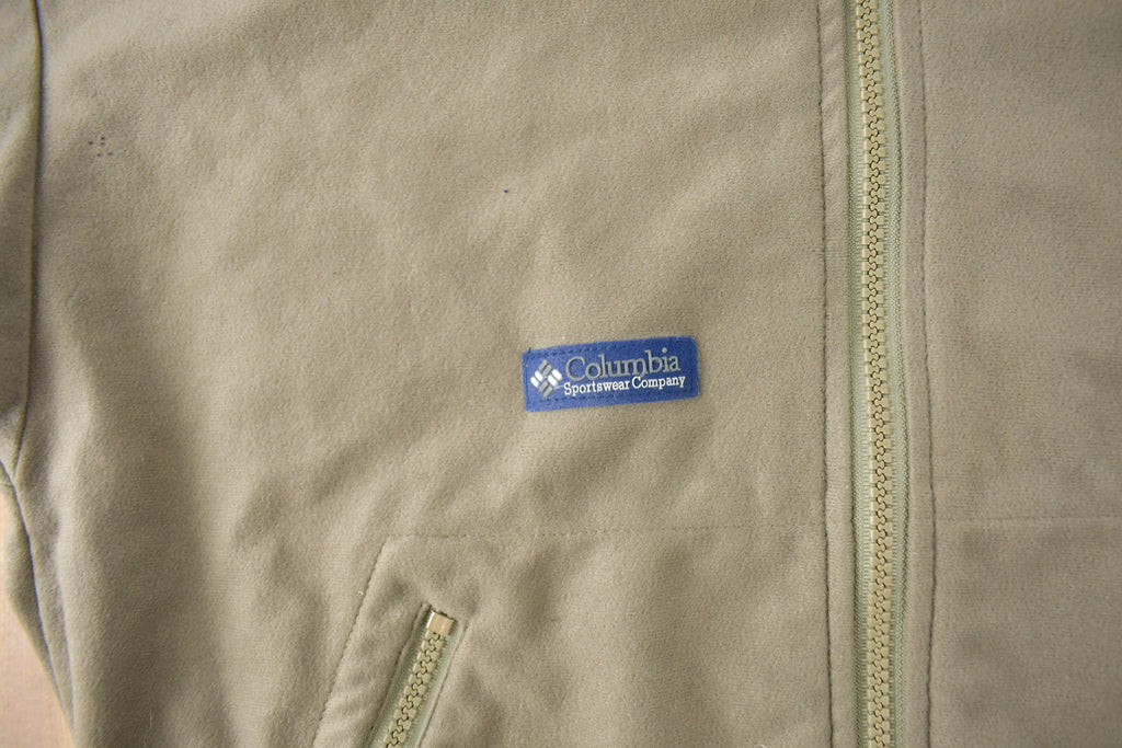 Vintage 1990s Columbia Sportswear Earth Tone Fleece Sweater
