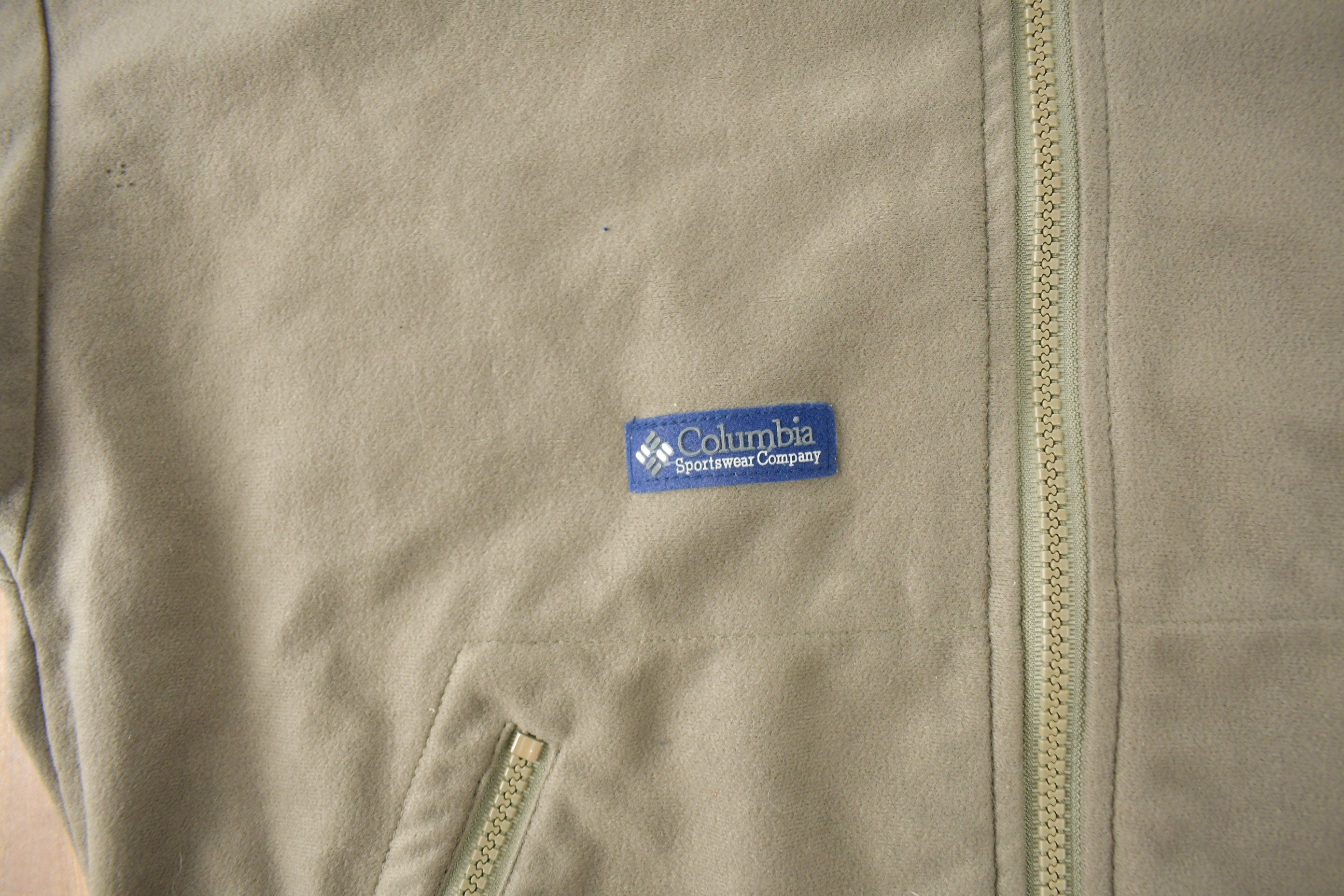 Vintage 1990s Columbia Sportswear Earth Tone Fleece Sweater