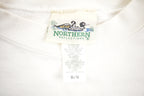 Vintage 1990s Northern Reflections Boating Lake Graphic Crewneck Sweatshirt