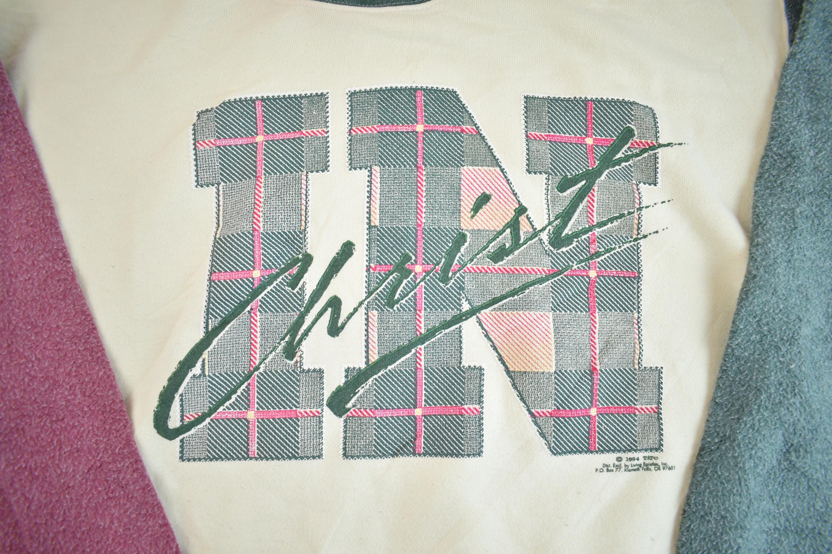 Vintage 1994 "In Christ"Crewneck Sweatshirt Made In USA - Large