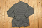 Vintage 1960s Elegant Miss of California Striped Housecoat