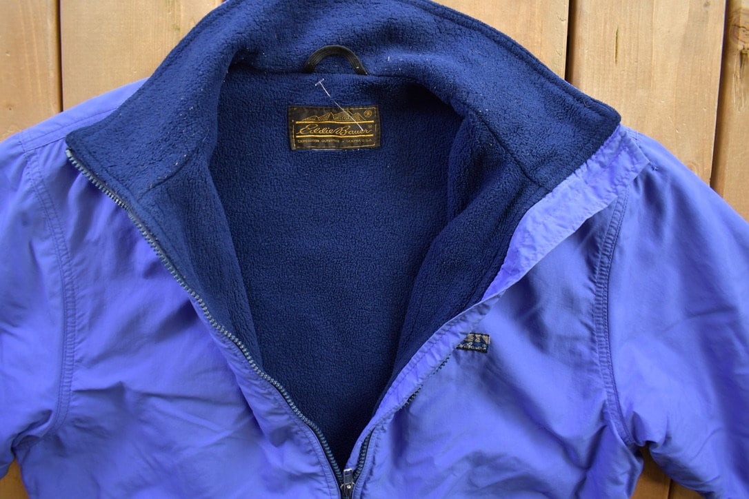Vintage 1990s Eddie Bauer Fleece Lined Jacket