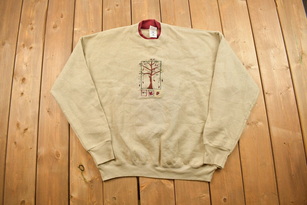 Vintage 1990s Cute Fall Crewneck Sweater