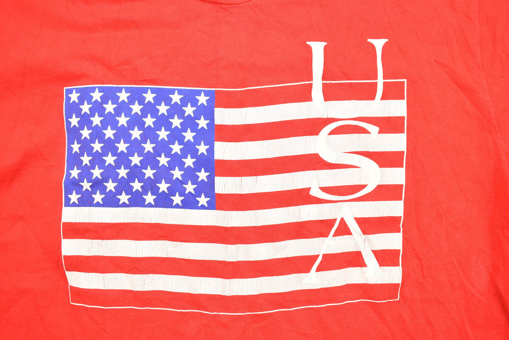 Vintage 1990s USA Flag Souvenir T Shirt