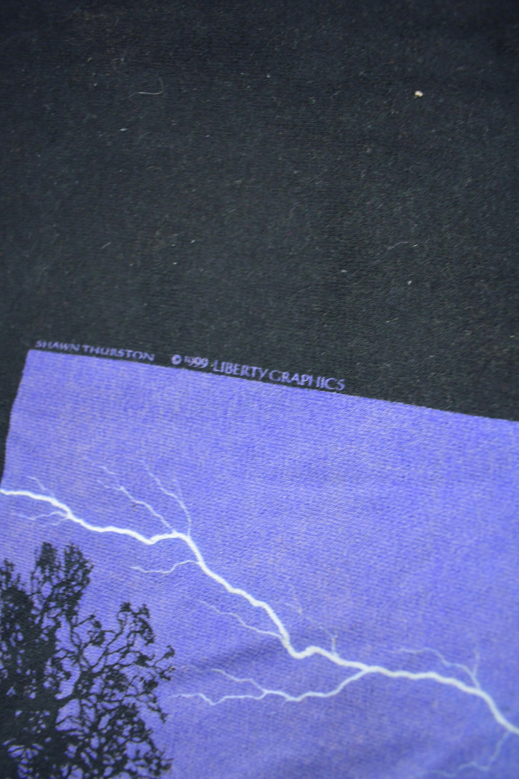 Vintage 1999 Lightning Graphic T Shirt