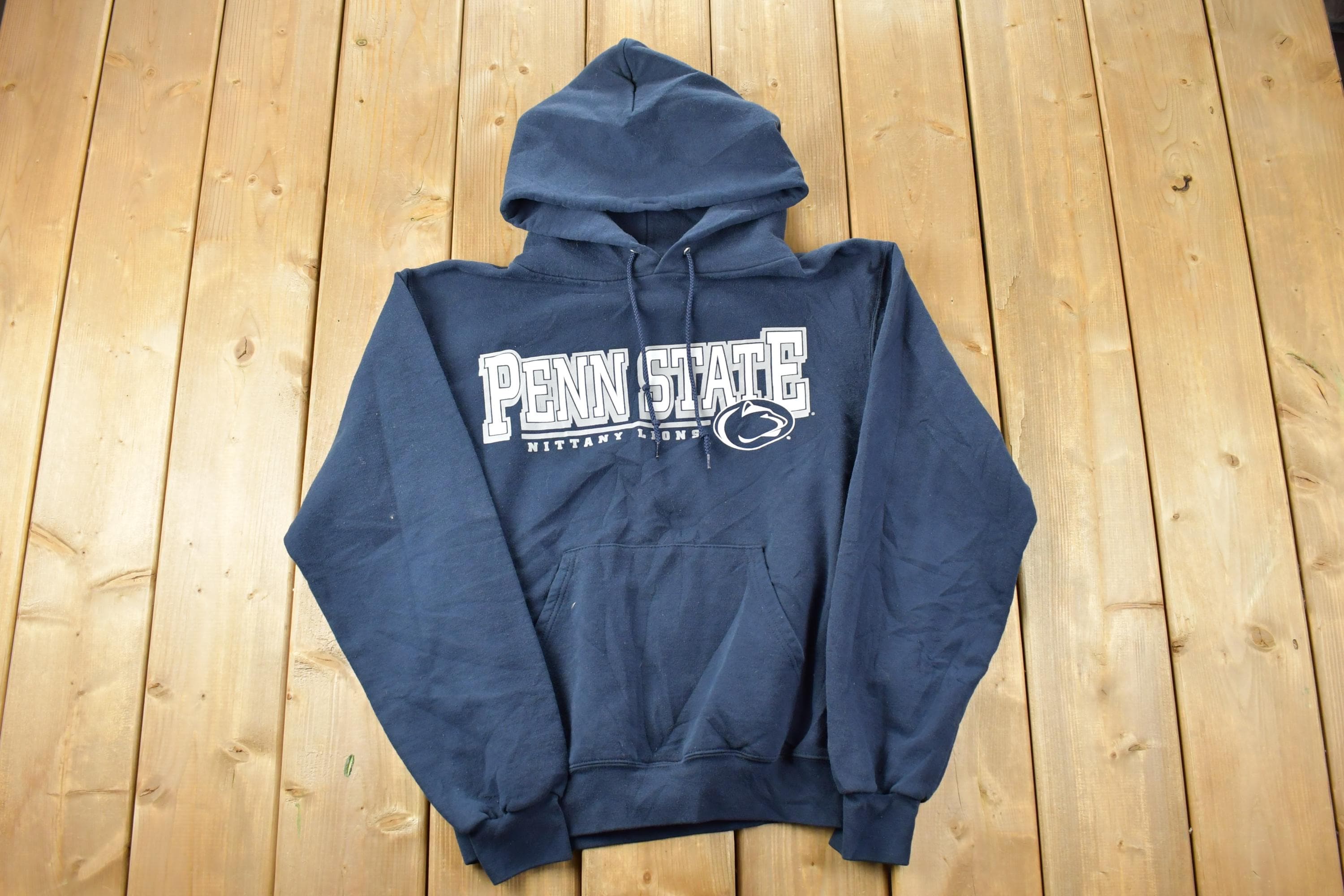 Vintage 1990s Penn State Champion Hooded Sweatshirt
