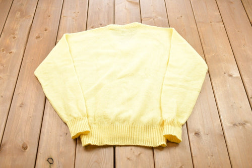 Vintage 1990s Knitted Arrow V-Neck Blazer Collection / Vintage 90s Knit Sweater / Blank Knit / Colorful / Sweatshirt / Vintage Arrow Knit
