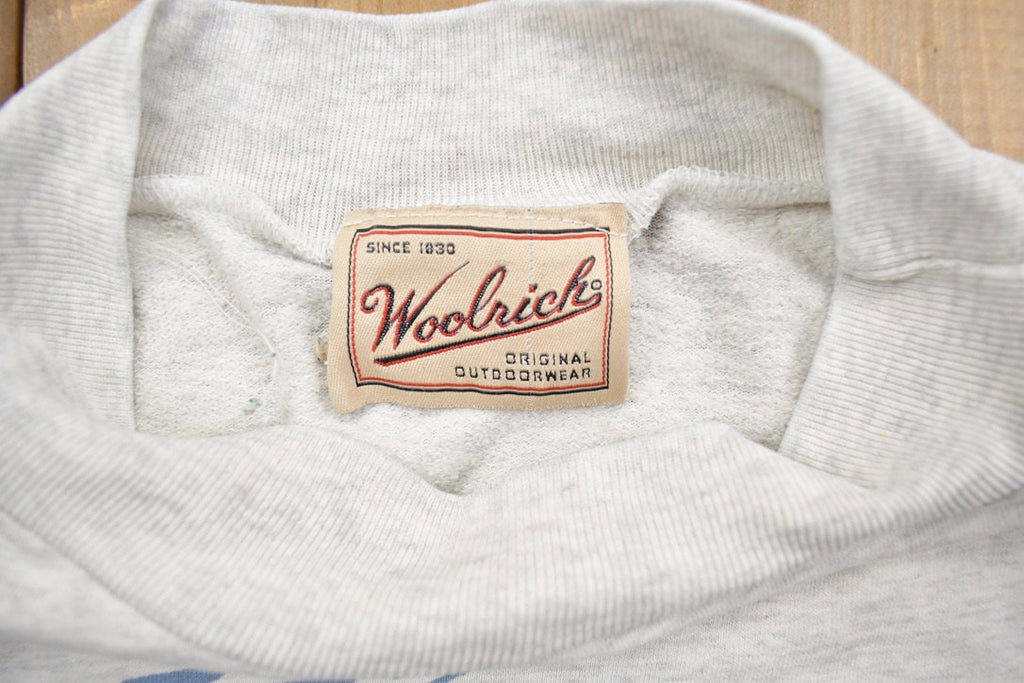 Vintage 1990s Woolrich 'Just a quick snack' Crewneck Long Sweater
