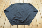 Vintage 1990s Blank Black Tultex Crewneck Sweatshirt Men's XL