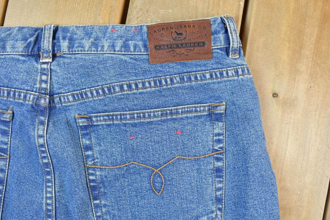 Vintage 1990's Ralph Lauren Denim Jeans Size 34x29