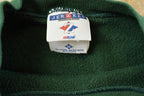 Vintage 1990s Jerzees Blank Green Crewneck Sweatshirt Men's XL / Made In USA / Essential / Streetwear / 90s Blank / Vintage Blanks