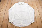Vintage 1990s Bluestone Button Up Dress Shirt
