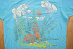 Vintage 1990s Grizzly Bears In The Wild Graphic T-Shirt