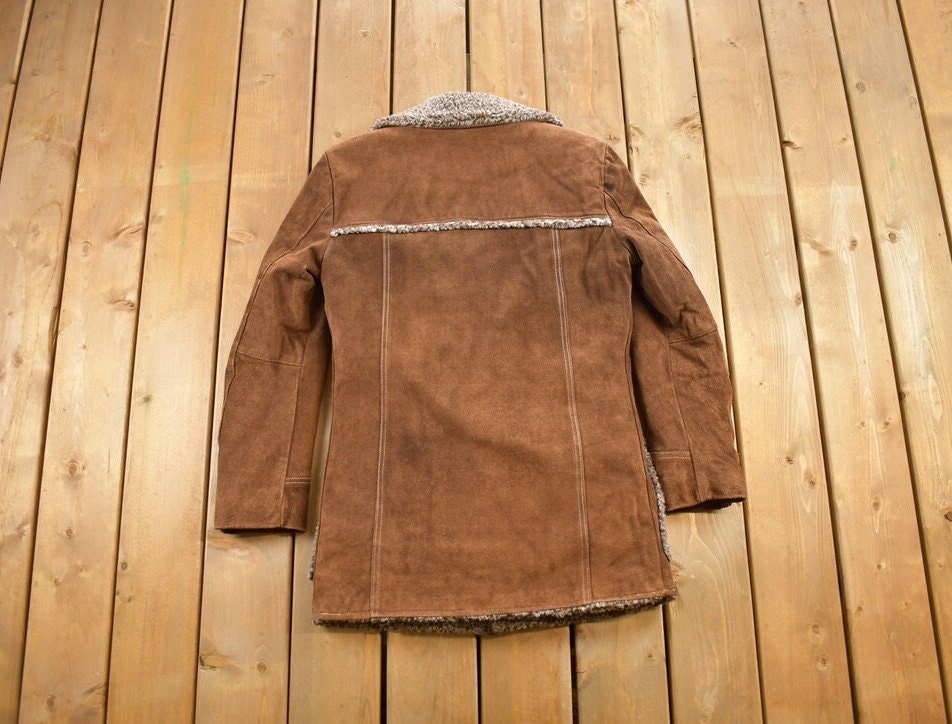 Vintage 1980s JC Penny Cowhide Fur Coat