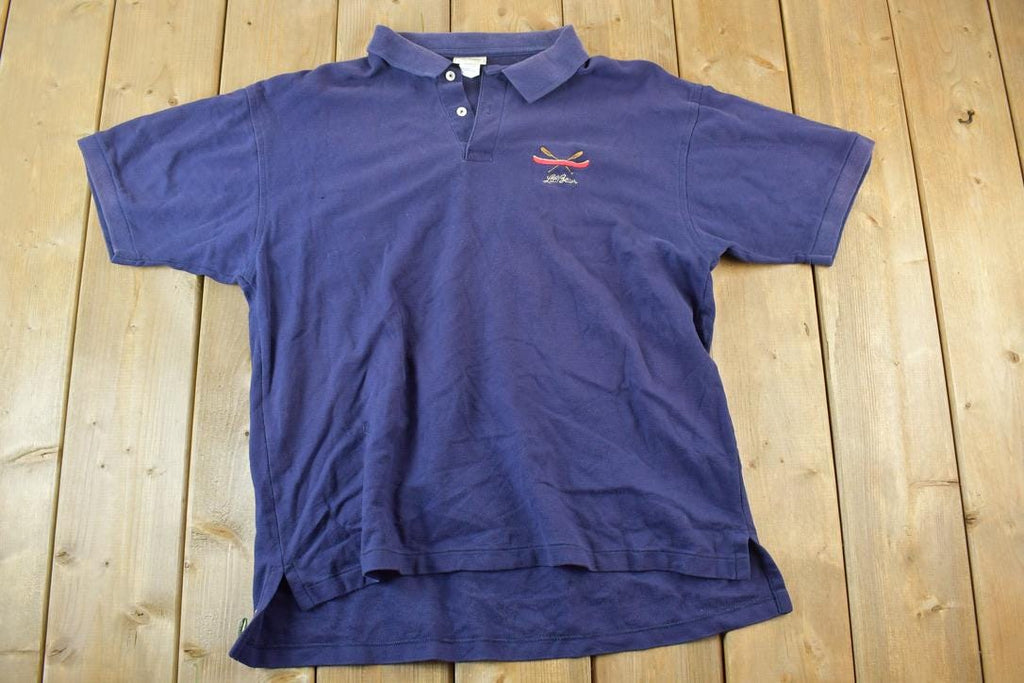 Vintage 1980s LL Bean Canoe Polo Shirt