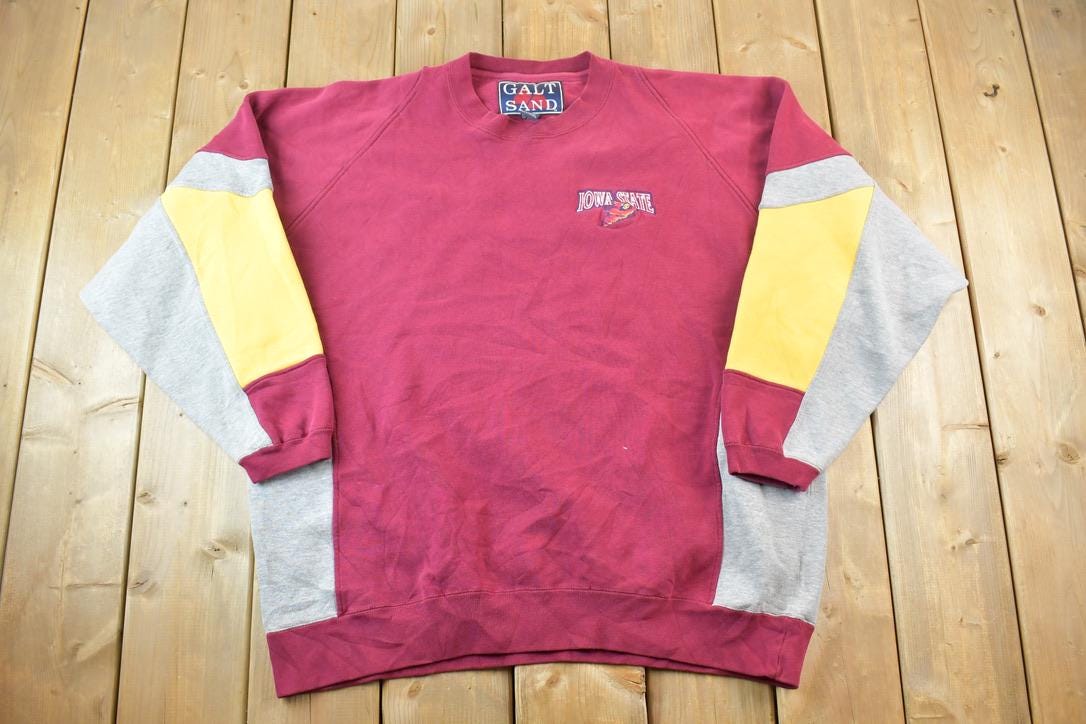 Vintage 1990s Galt Sand Iowa State University Collegiate Crewneck
