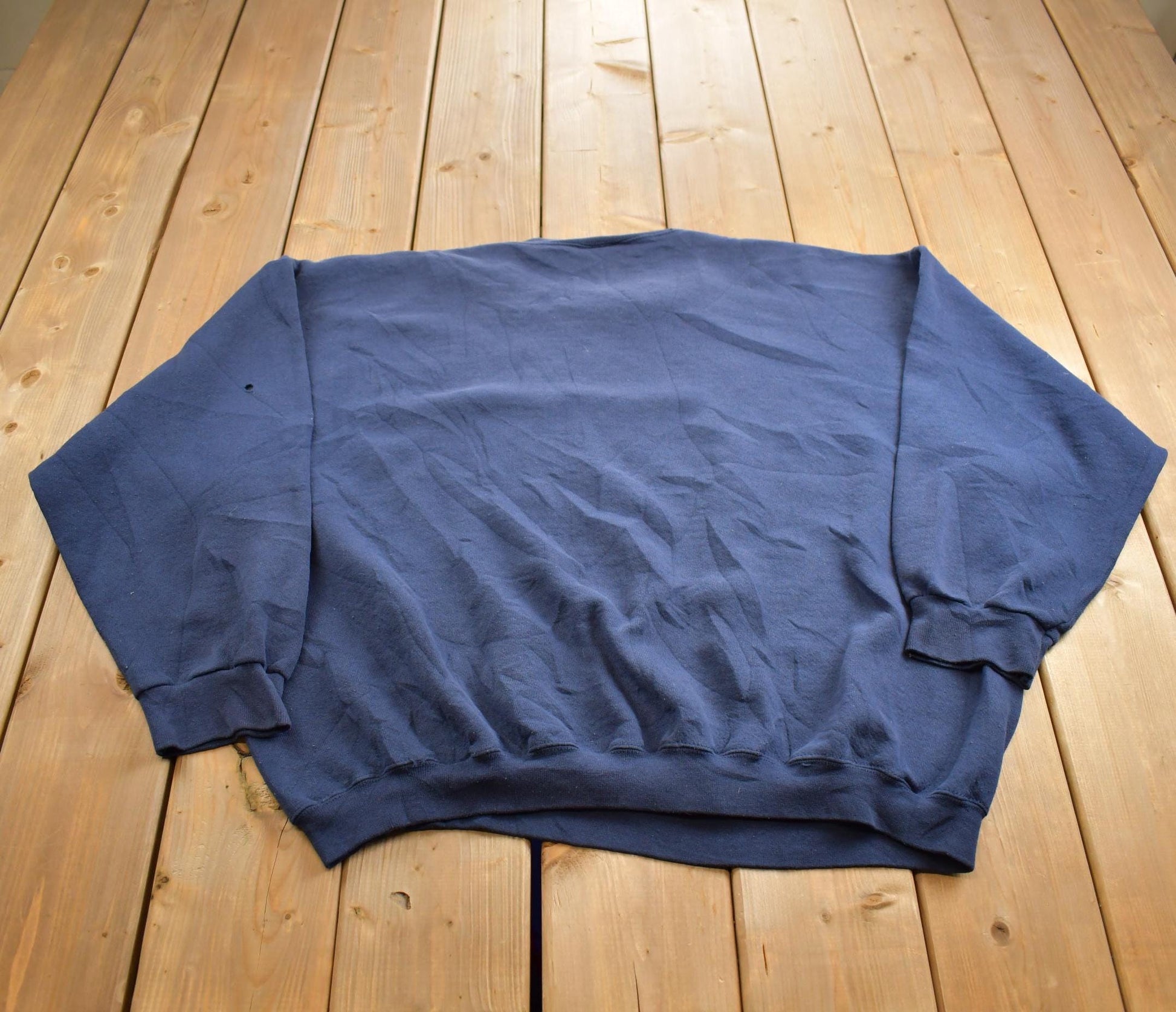 Vintage 1990s Discus Athletic Blank Crewneck Sweatshirt Made In USA