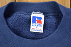 Vintage 1990s Luther Midelfort Russell Athletics Navy Crewneck Sweatshirt