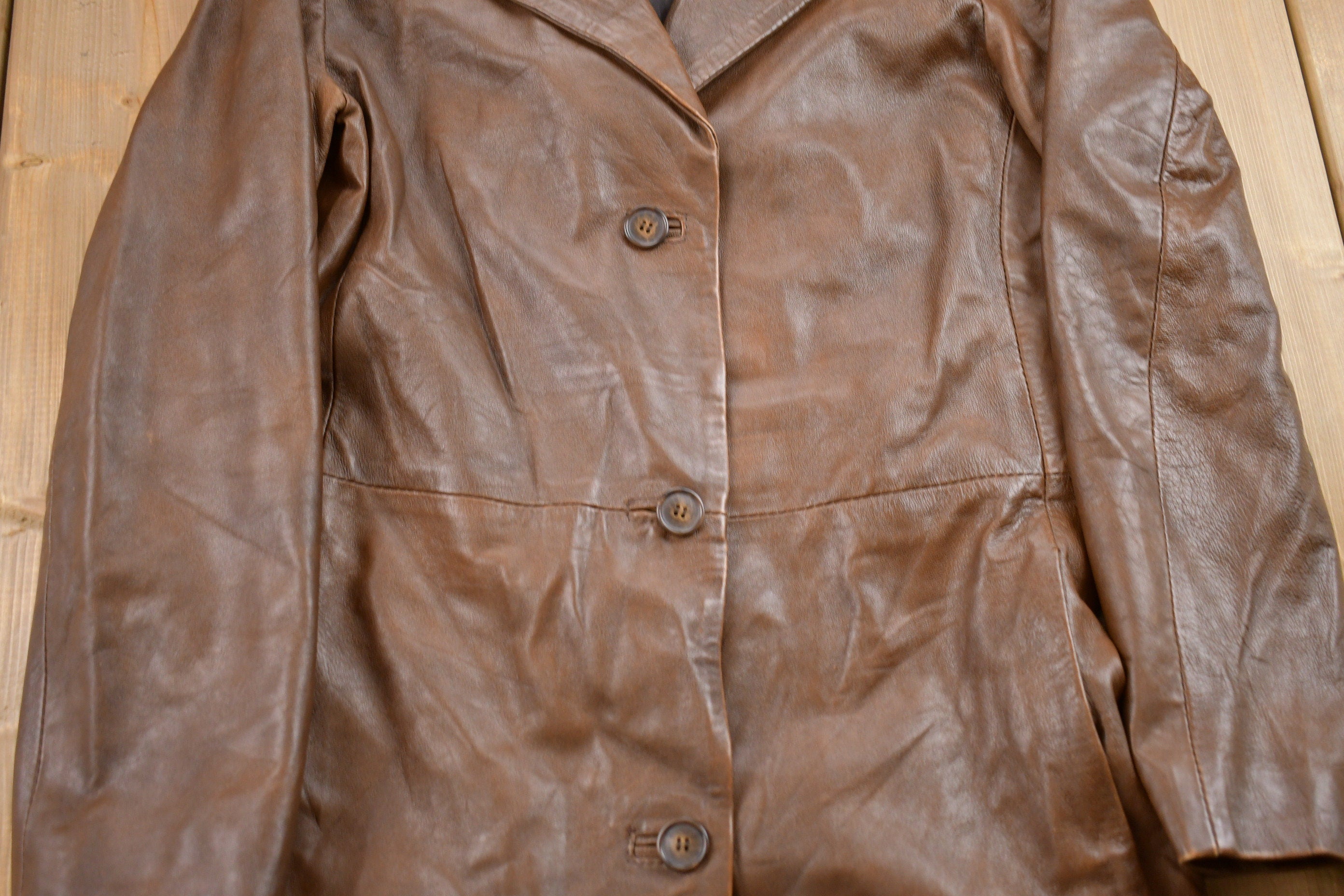 Vintage 1990s Raffaello Leather Jacket