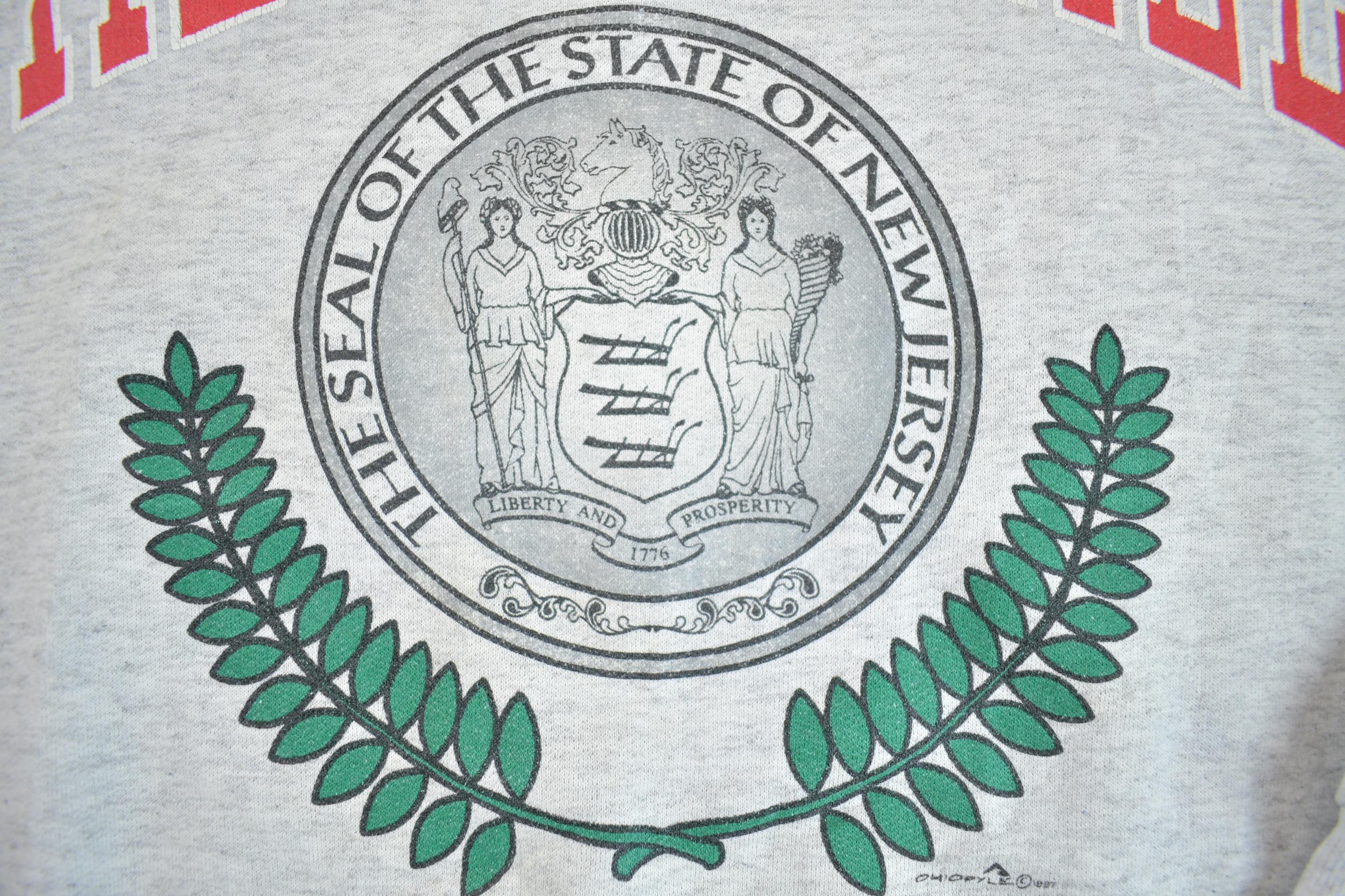 Vintage 1990s Cherry Hill New Jersey Souvenir Crewneck Sweatshirt - XL