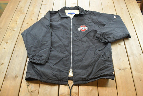 Vintage 1990s Ohio State University Buckeyes Champion Collegiate Jacket Men's 2XL / Embroidered / Varsity Jacket / Americana / NCAA