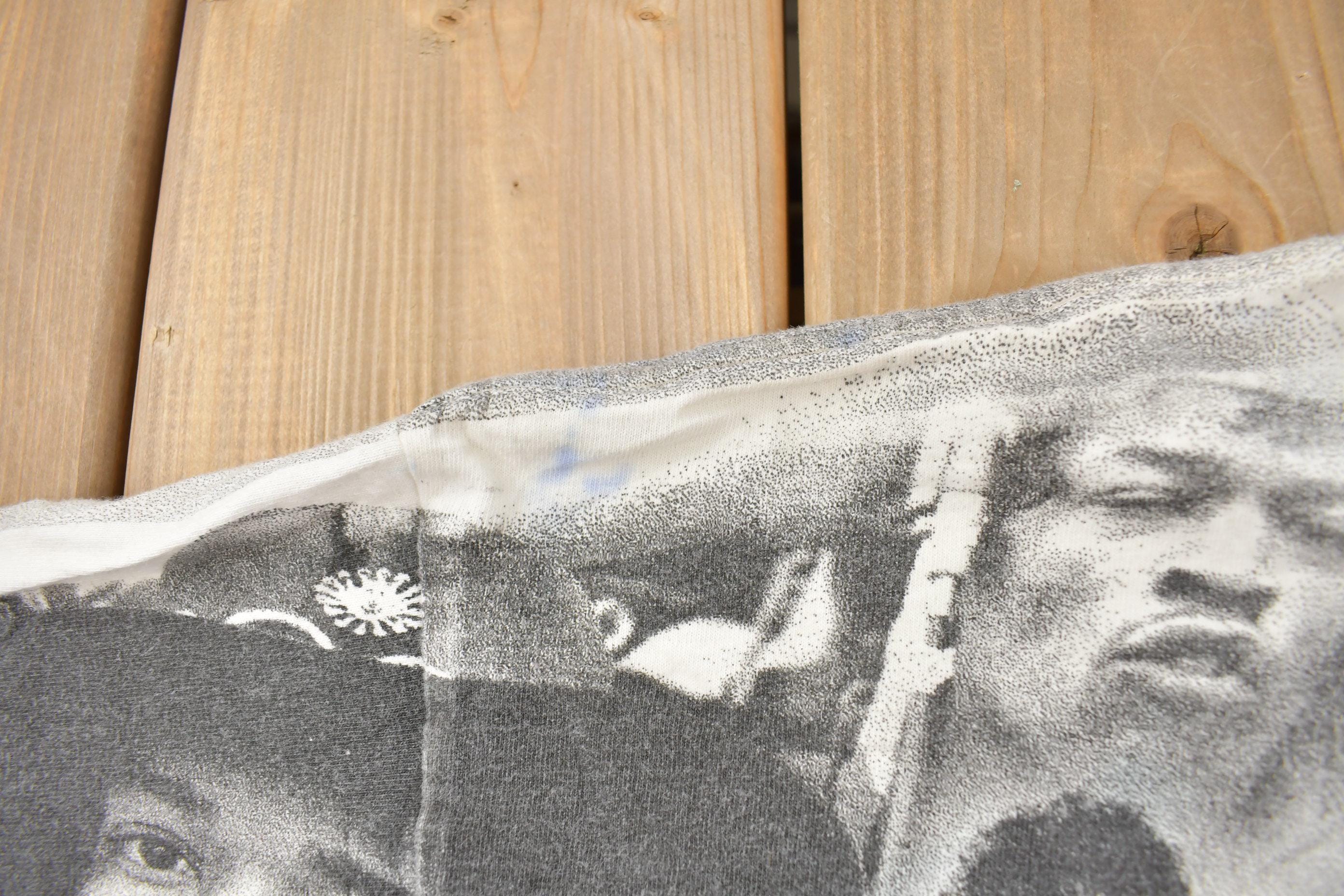 Vintage 1996 Jimi Hendrix All Over Print Band T-shirt
