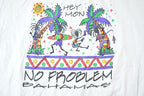 Vintage 1990s No Problem Bahamas Souvenir T-Shirt Mens L
