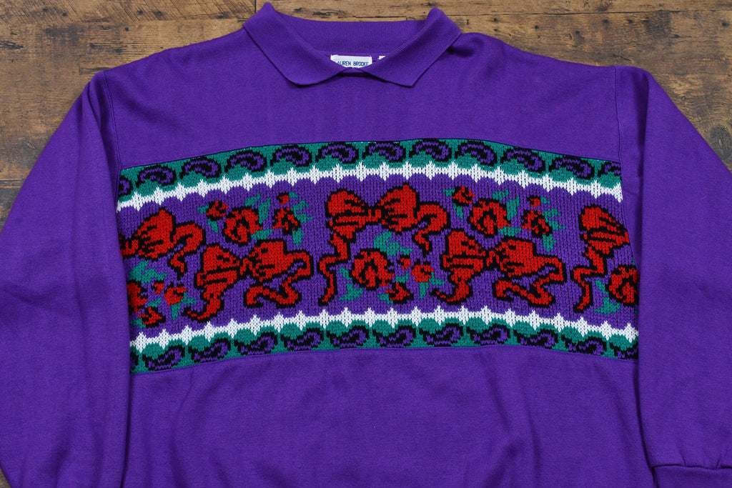 Vintage 1990s Lauren Brooke Collared Crewneck