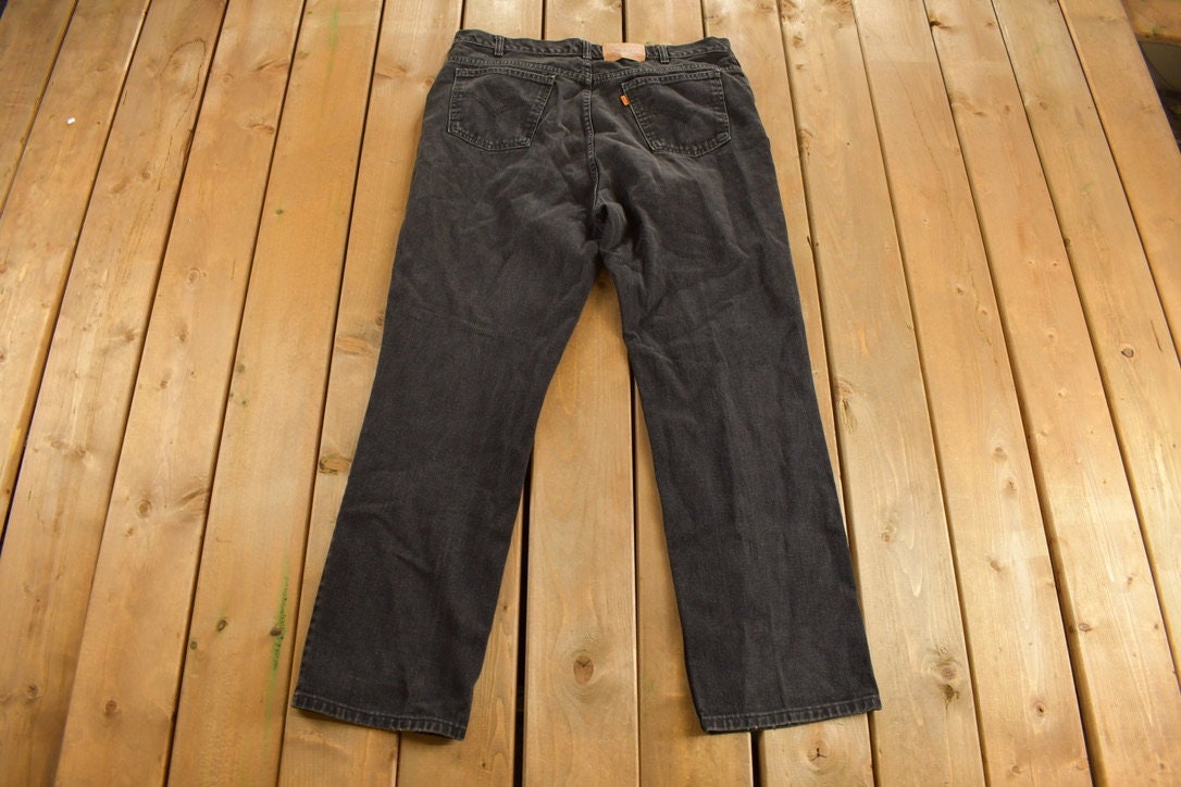 Vintage 1990s Levi' Orange Tab Denim Jeans Size 38 x 31