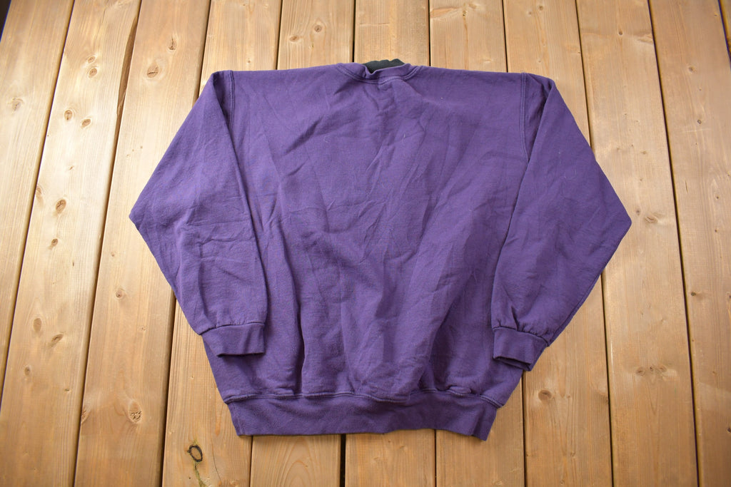 Vintage 1990s Peacock Feather Cute Crewneck Sweater