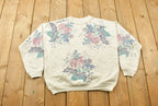 Vintage 1990s Footlocker Floral Crewneck Sweater