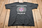 Vintage 1990s Cleveland Schools Peace Graphic T-Shirt