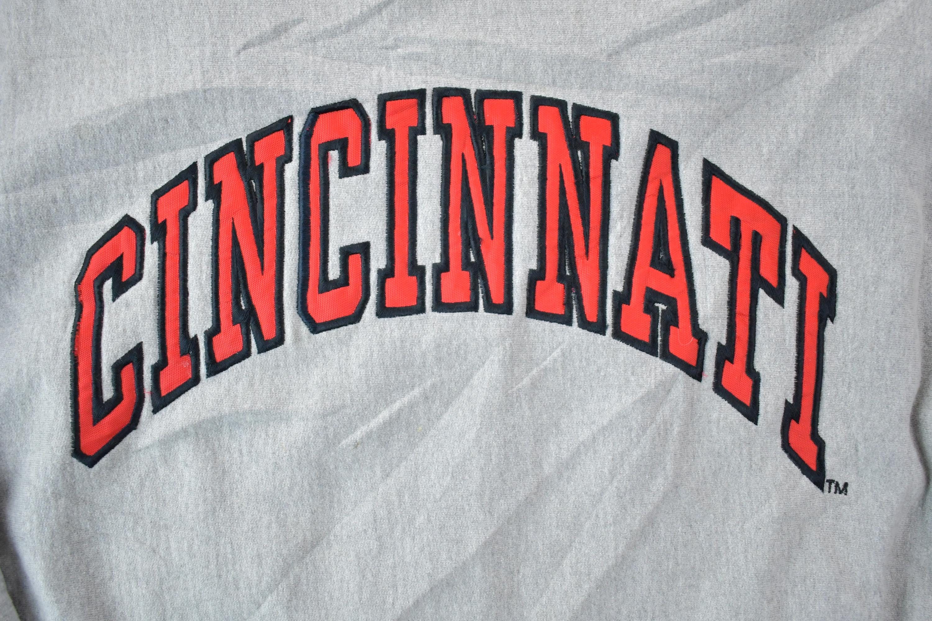 Vintage 1990s Cincinnati Heavy Cotton Steve And Barry's Crewneck Sweatshirt