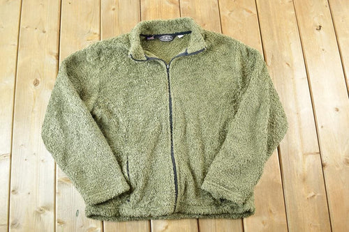 Vintage 1990s Black Diamond Fleece Outdoorsman Sweater Mens XL / Made In USA 90s Sweater / Streetwear / Hiking / Fleece Zip up