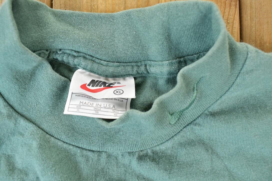 Vintage 1990s Nike Embroidered Mini Swoosh Crewneck Sweatshirt