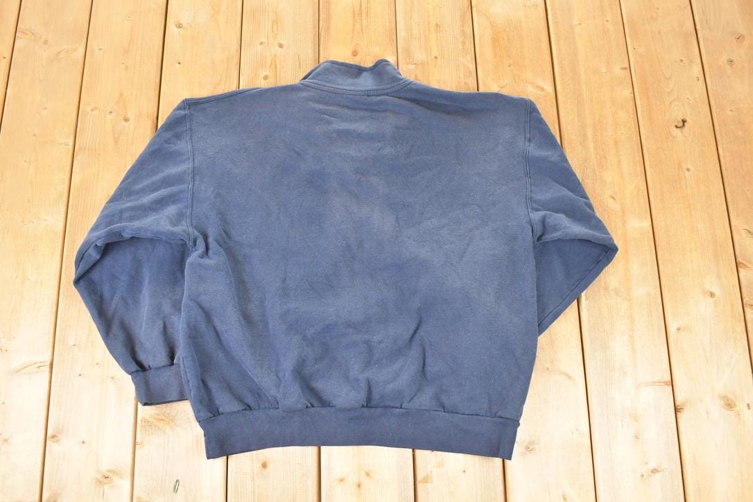 Vintage 1990s Cozumel Quarter Zip Crewneck Sweatshirt Men's L