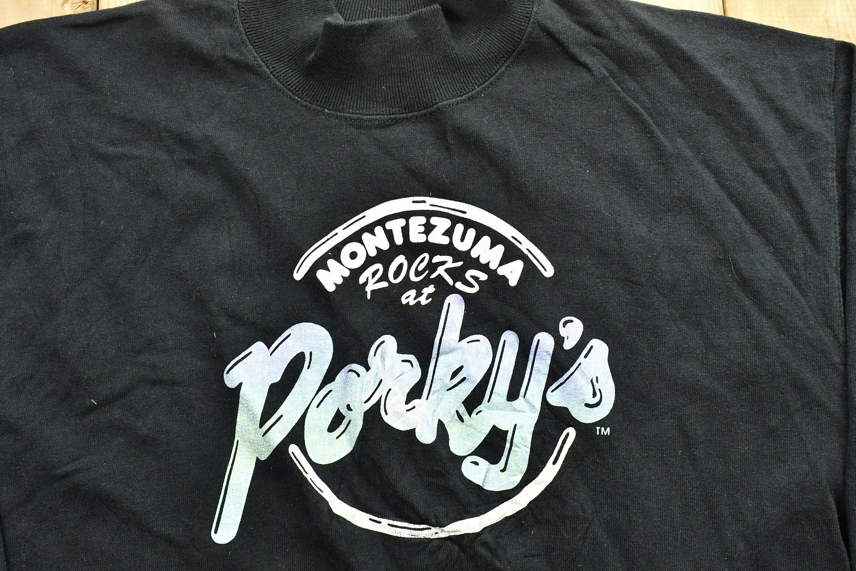 Vintage 1990's Montezuma Rocks At Porkys Crewneck Sweatshirt