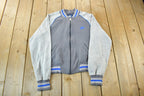Vintage 1980s Nike Embroidered Mini Swoosh Zip Up Sweatshirt