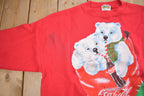 Vintage 1995 Coca Cola Polar Bear Crewneck Sweatshirt