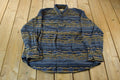 Vintage 2000s Western Pattern Button Down Flannel Shirt