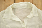 Vintage 1990s Light Button Up Shirt