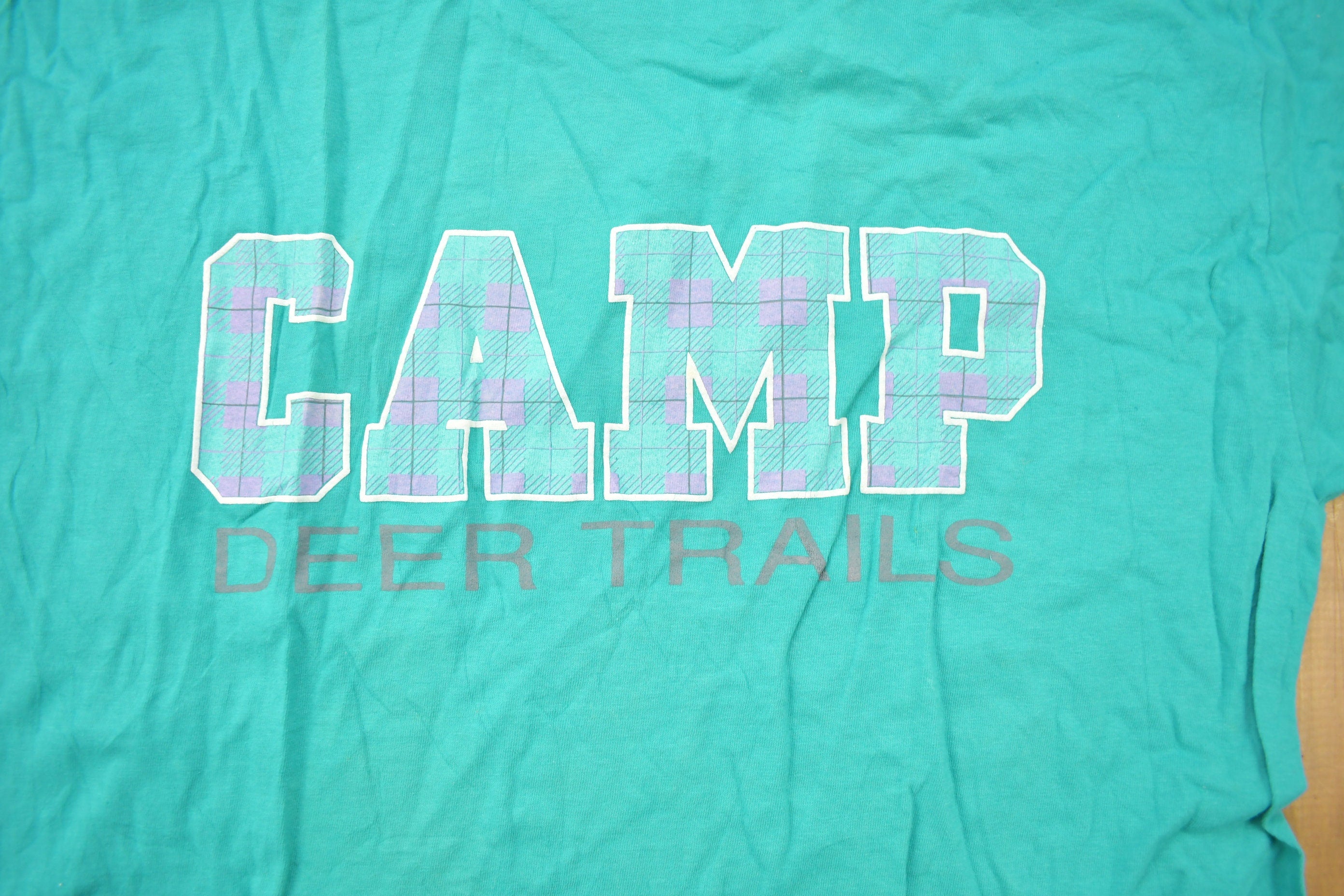 Vintage 1990s Camp Deer Trails Souvenir T Shirt