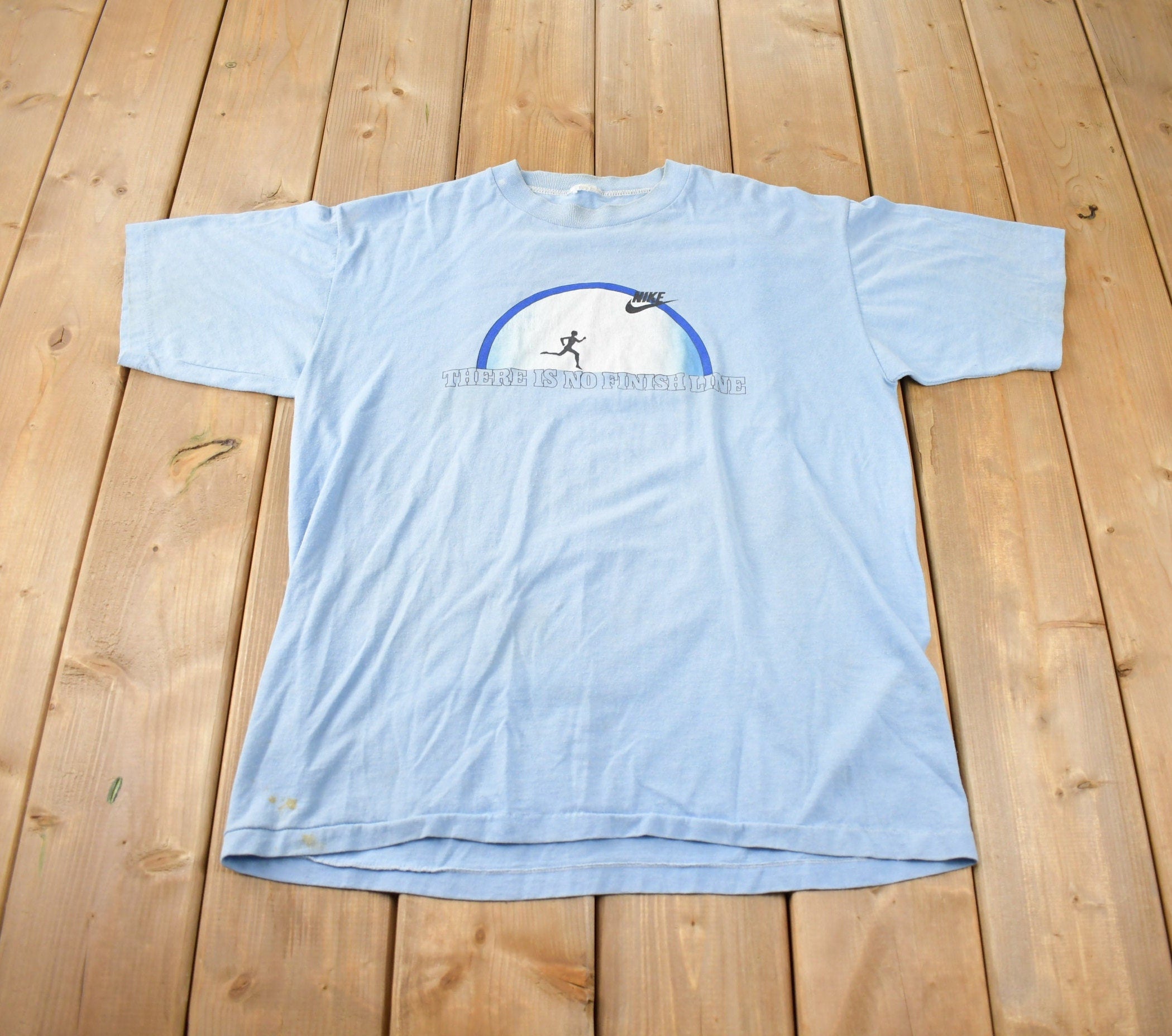 Vintage 1983 Nike There Is No Finish Line Graphic T-Shirt