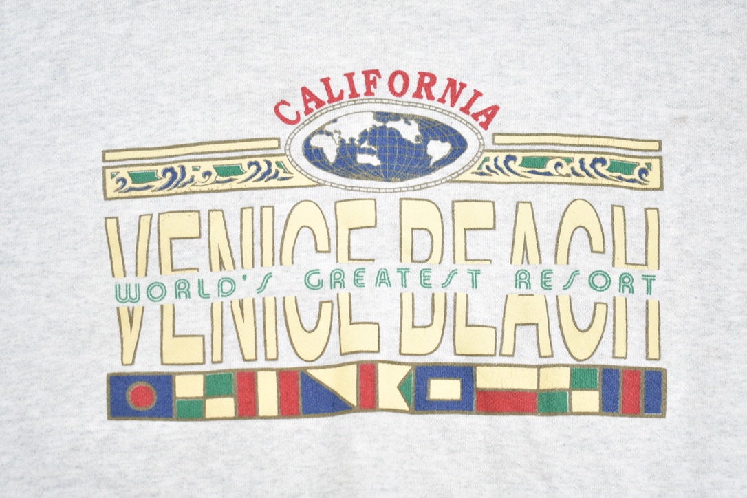 Vintage 1990s Venice Beach California Crewneck Sweatshirt