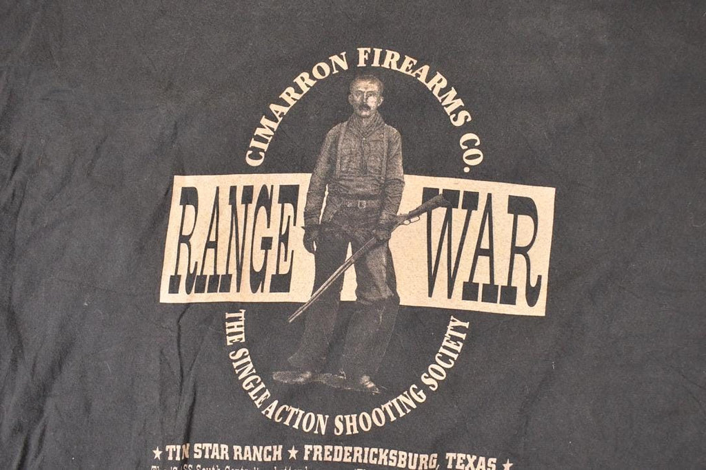 Vintage 1990s Cimarron Firearms Co Range War Souvenir T-Shirt Men's XL