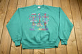 Vintage 1990s Native American Art Graphic Crewneck