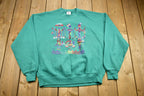 Vintage 1990s Native American Art Graphic Crewneck