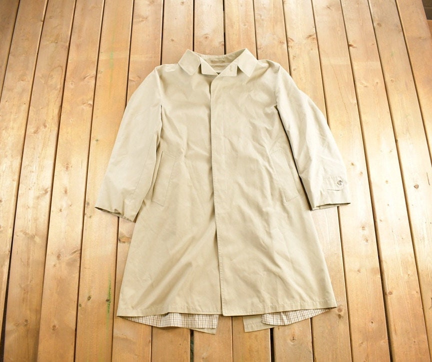 Vintage 1980s Satin London Fog Rain Jacket
