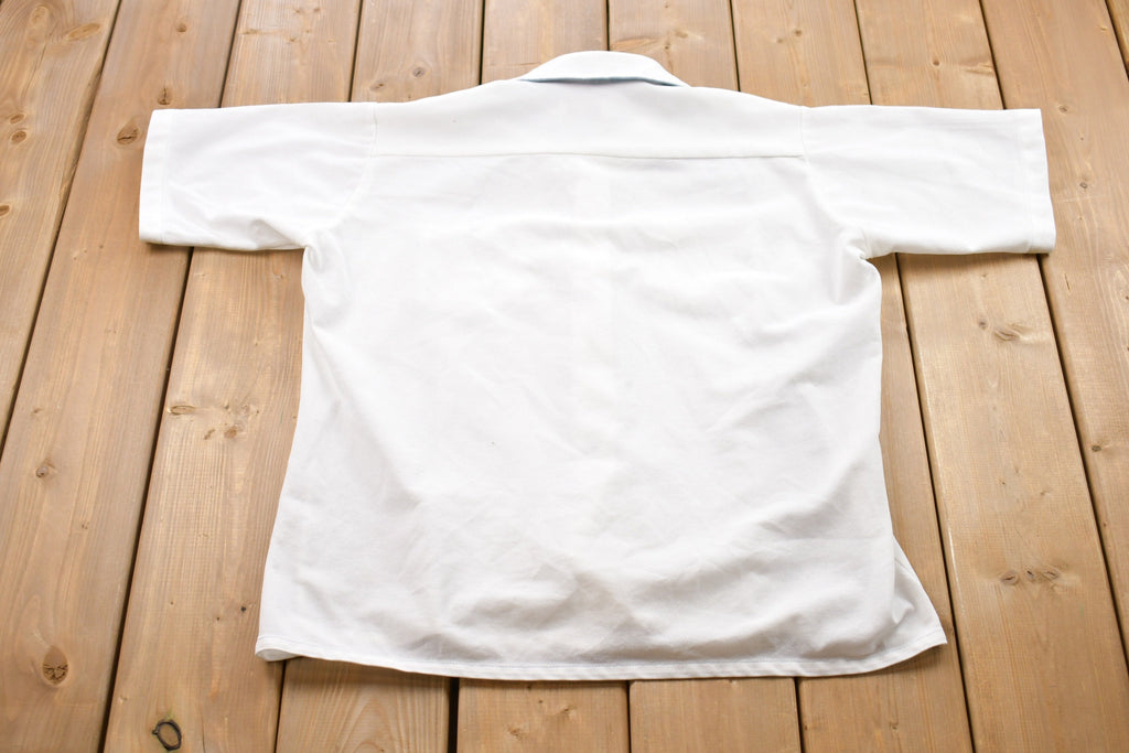 Vintage 1980s Double Exposure Short Sleeve Button Up Shirt
