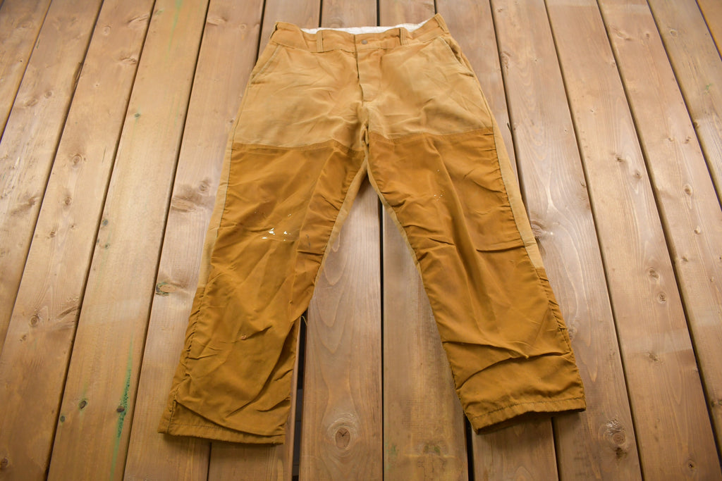 Vintage 1980's Red Head Nylon Double Knee Pants 34 x 26